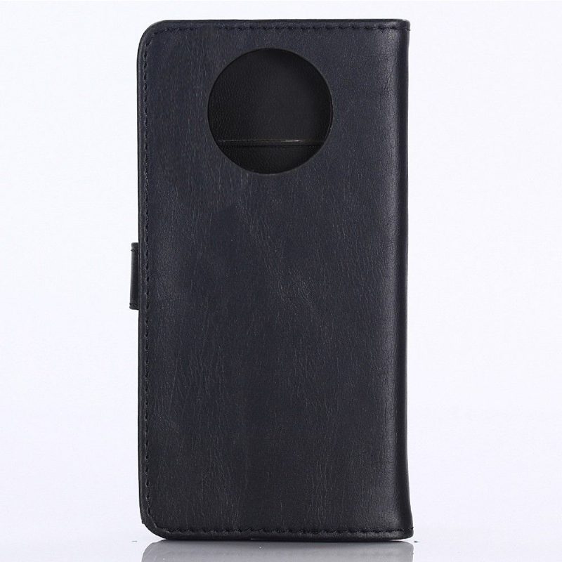 Kotelot OnePlus 7T Faux Leather Retro