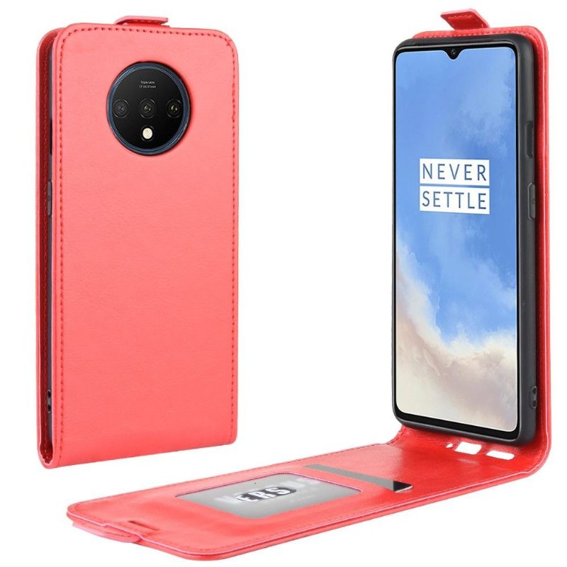 Kotelot OnePlus 7T Keinonahka Pystysuora