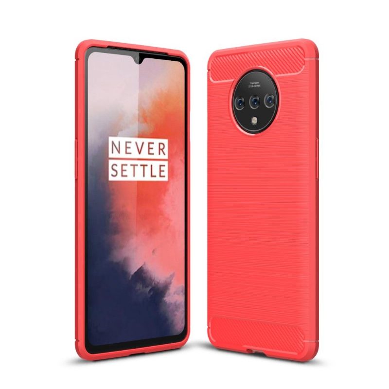 Kuori OnePlus 7T Suojakuori Harjattu Geeli