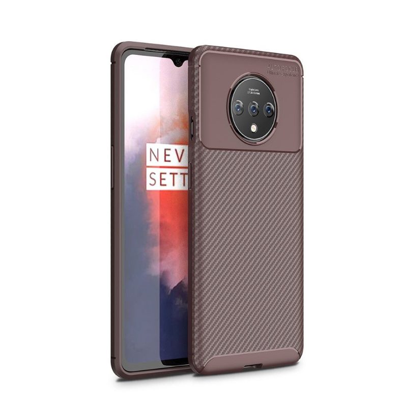 Kuori OnePlus 7T Suojakuori Style Hiilikuitu Geelissä