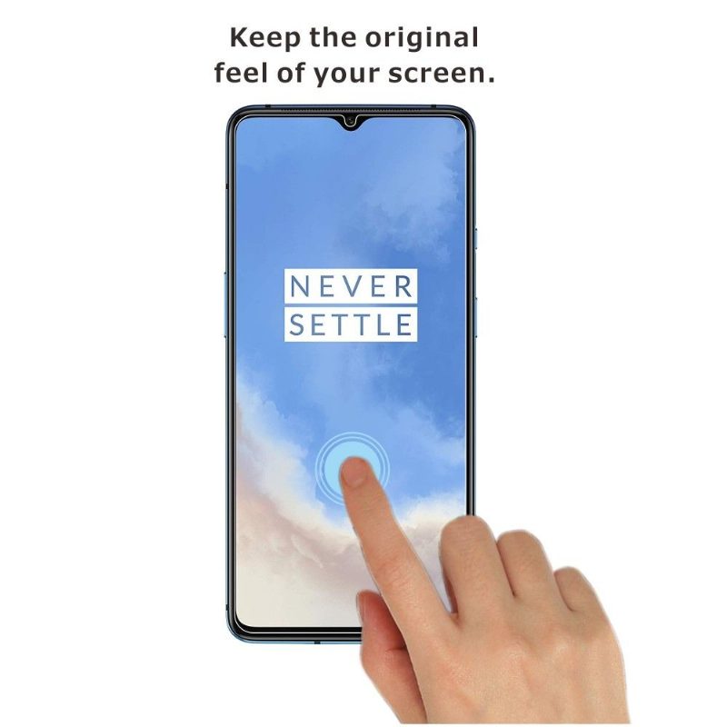 Oneplus 7T - Pakkaus 2 Karkaistua Lasikalvoa