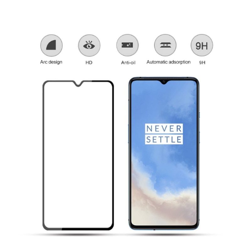 Oneplus 7T - Pakkaus Jossa 2 Täysikokoista Karkaistua Lasikalvoa