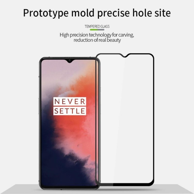 Oneplus 7T - Täysikokoinen Karkaistu Lasi Näytönsuoja