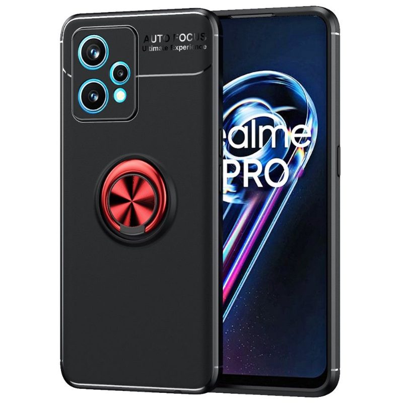 Kuori Realme 9 Pro Silikoni Pyörivällä Jalustalla