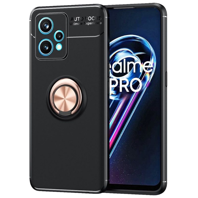 Kuori Realme 9 Pro Silikoni Pyörivällä Jalustalla