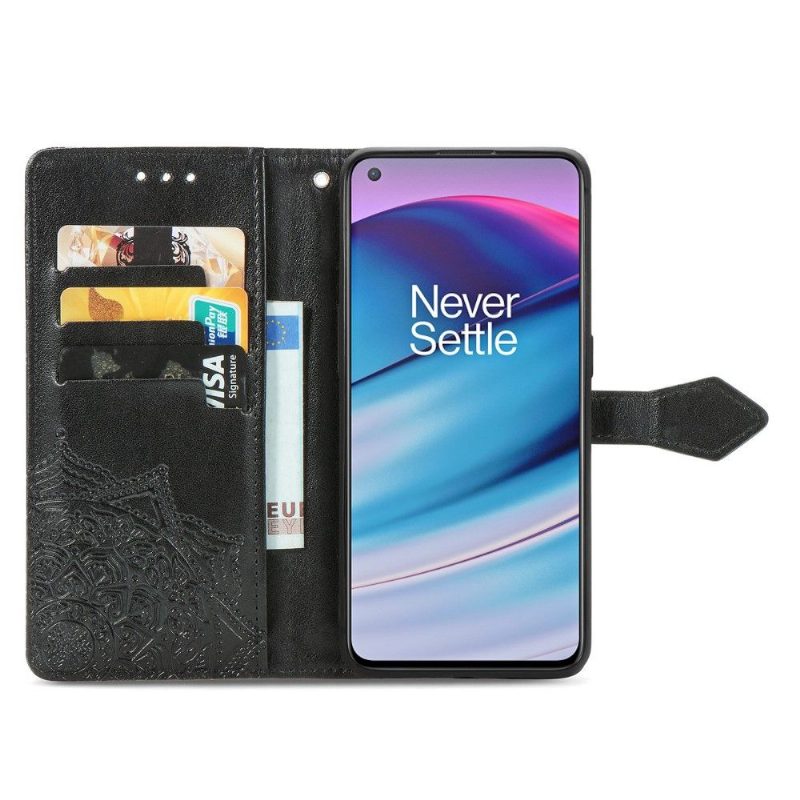 Kotelot OnePlus Nord CE 5G Mandala Relief Faux Leather