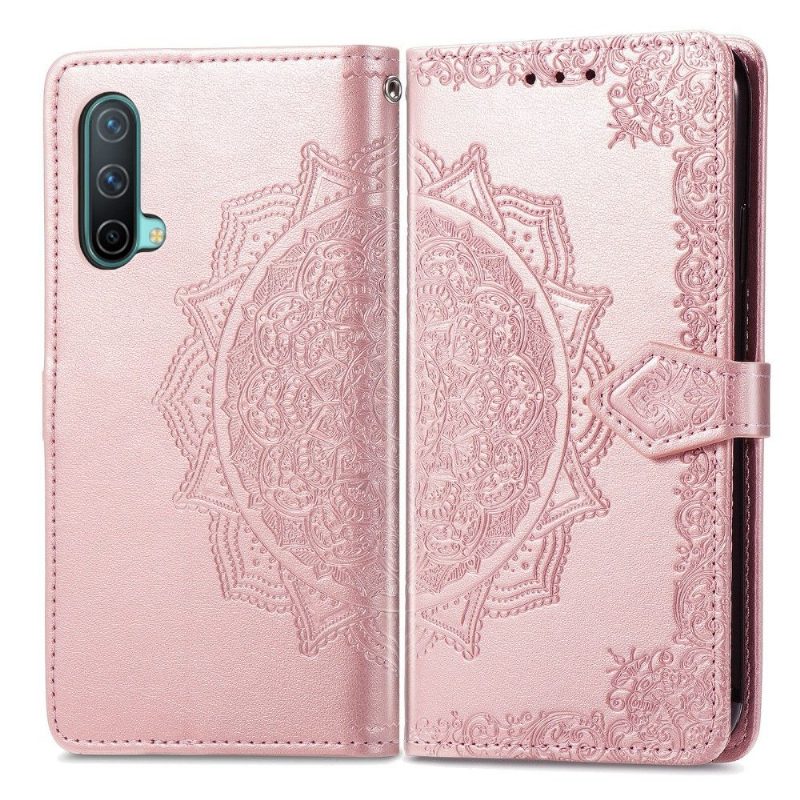 Kotelot OnePlus Nord CE 5G Mandala Relief Faux Leather