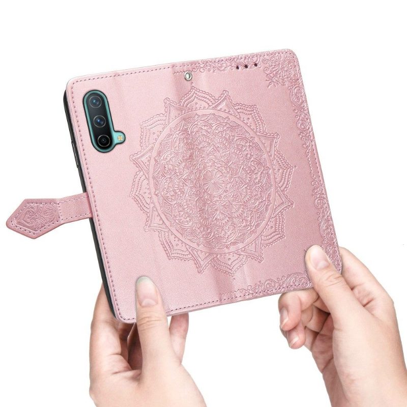 Kotelot OnePlus Nord CE 5G Mandala Relief Faux Leather