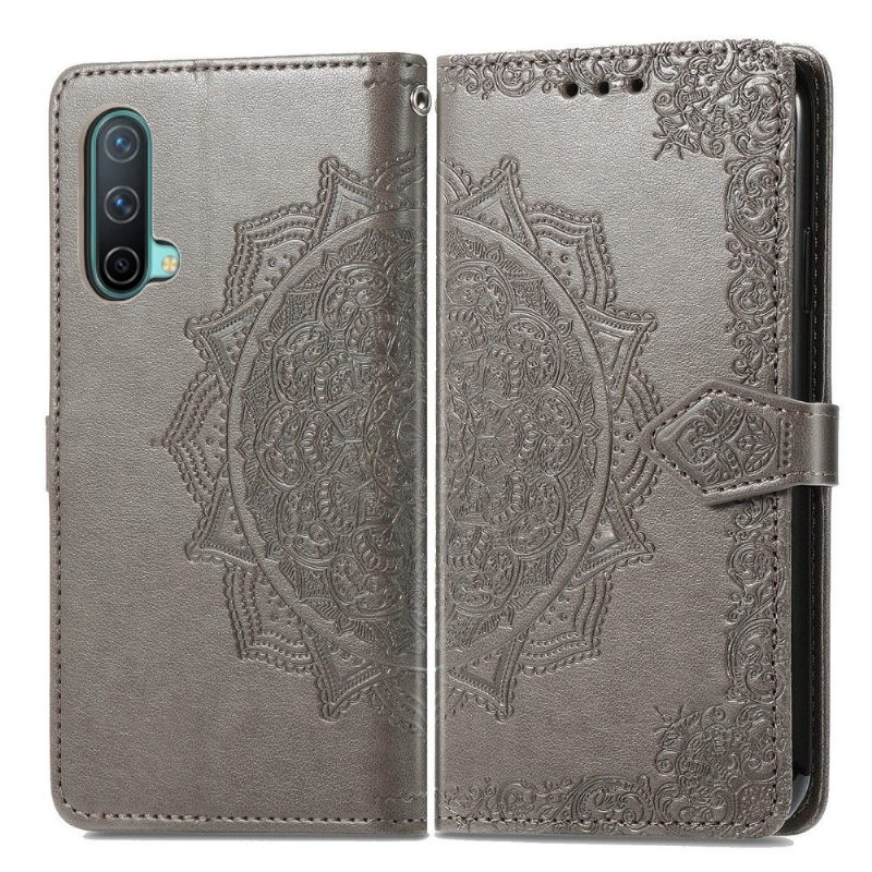 Kotelot OnePlus Nord CE 5G Mandala Relief Faux Leather