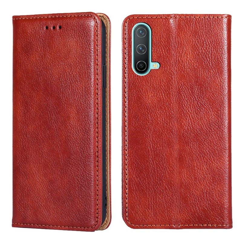 Puhelinkuoret OnePlus Nord CE 5G Kotelot Flip Pure Faux Leather