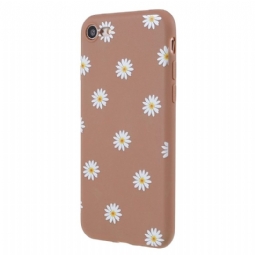 Case iPhone SE 2022 Silicone Daisies