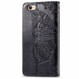 Flip Case iPhone SE 2022 Hemming Butterfly Relief