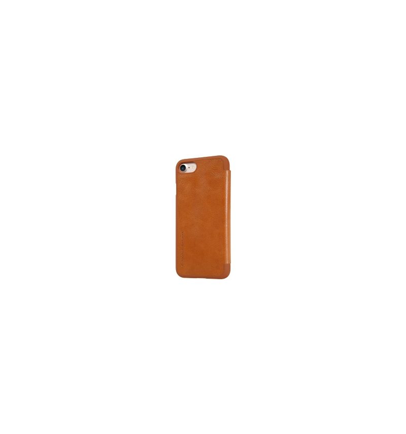 Kotelot iPhone SE 2022 Qin Series Nillkin Faux Leather - Havanna