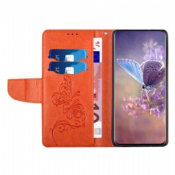 Kuoret iPhone SE 2022 Kotelot Flip Butterfly Folio