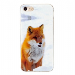 Kuori iPhone SE 2022 Fluoresoiva Red Fox