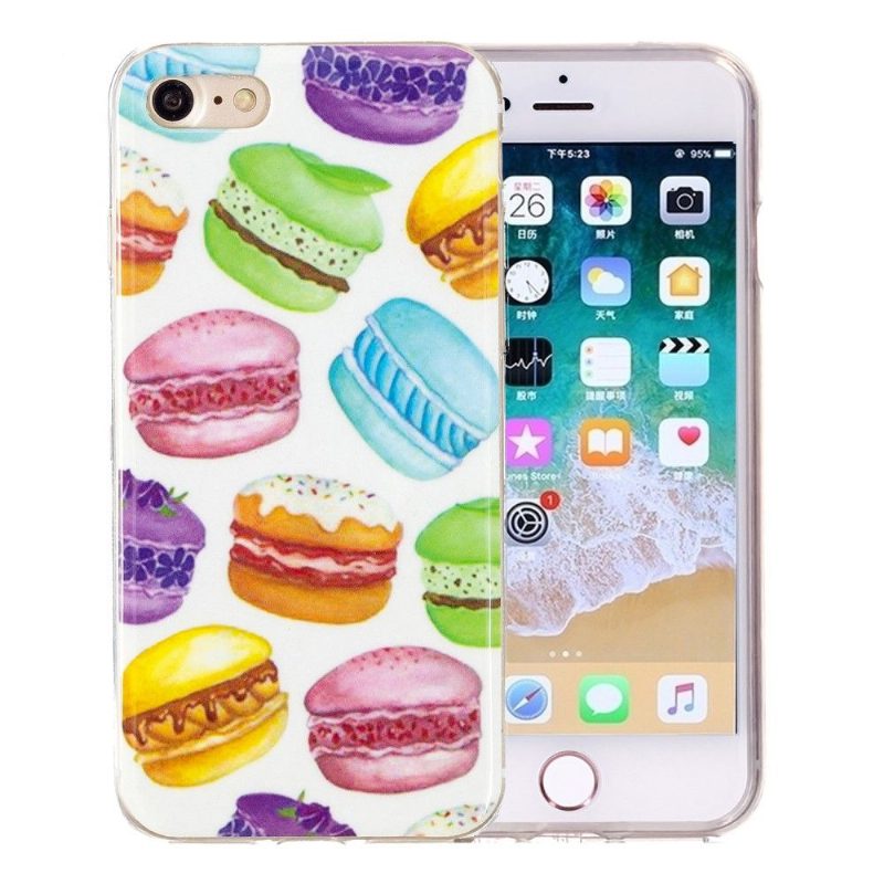 Kuori iPhone SE 2022 Hemming Fluorescent Macarons