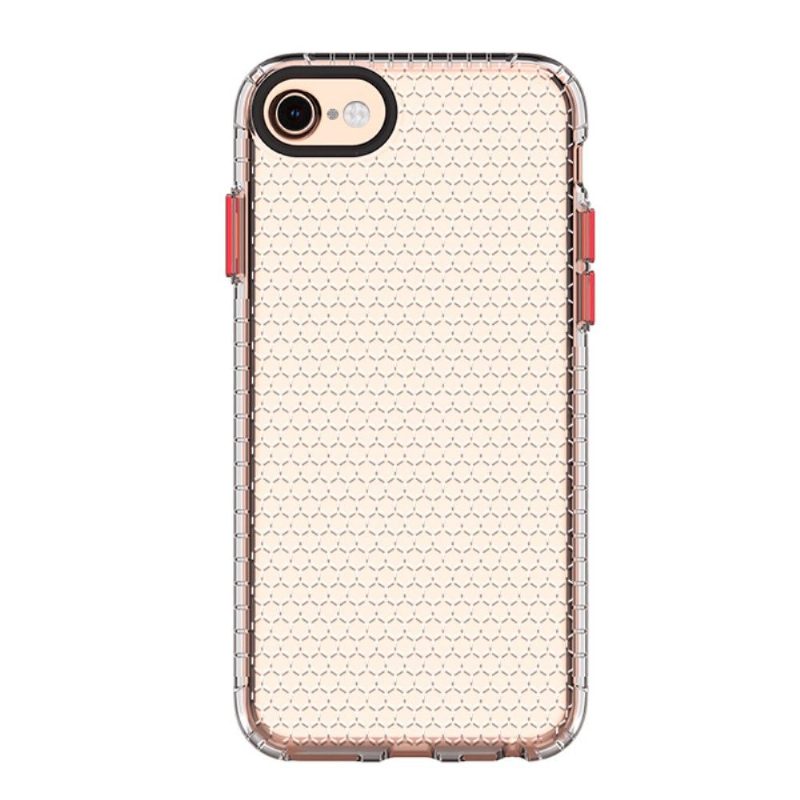 Kuori iPhone SE 2022 Silicone Honeycomb