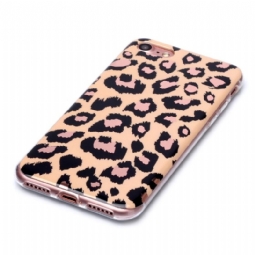 Kuori iPhone SE 2022 Suojakuori Leopard-geelissä