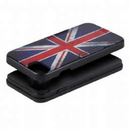 Kuori iPhone SE 2022 Suojakuori Vintage Britannian Lippu