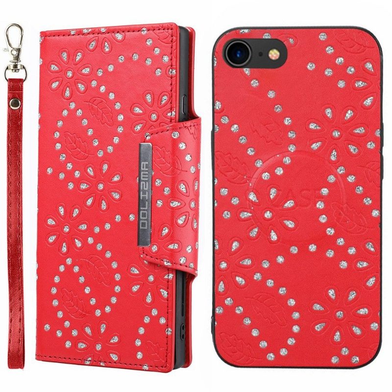 Kuori Kotelot iPhone SE 2022 Diamond Flowers