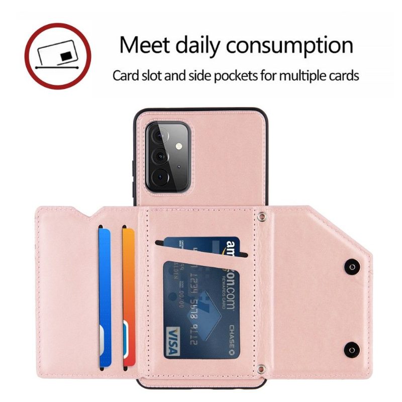 Case Samsung Galaxy A72 4G / A72 5G Murtumaton Puhelinkuoret Aude Moniosastoinen Kaulanauha