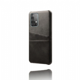 Case Samsung Galaxy A72 4G / A72 5G Murtumaton Puhelinkuoret Melody Leather Effect -korttikotelo