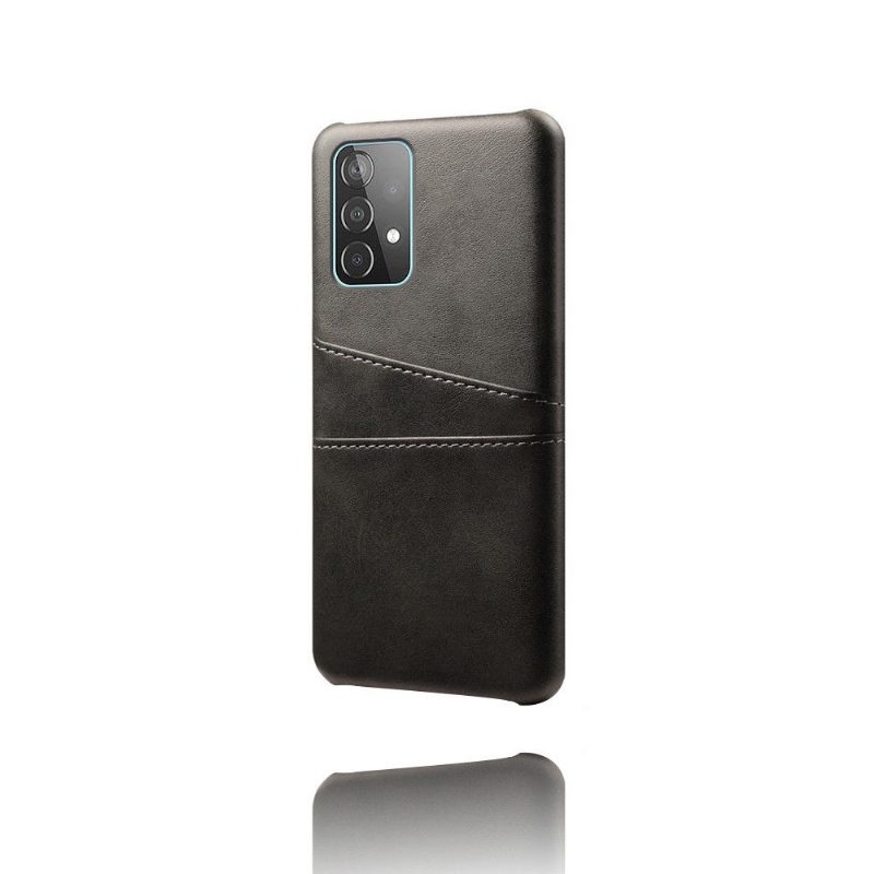 Case Samsung Galaxy A72 4G / A72 5G Murtumaton Puhelinkuoret Melody Leather Effect -korttikotelo