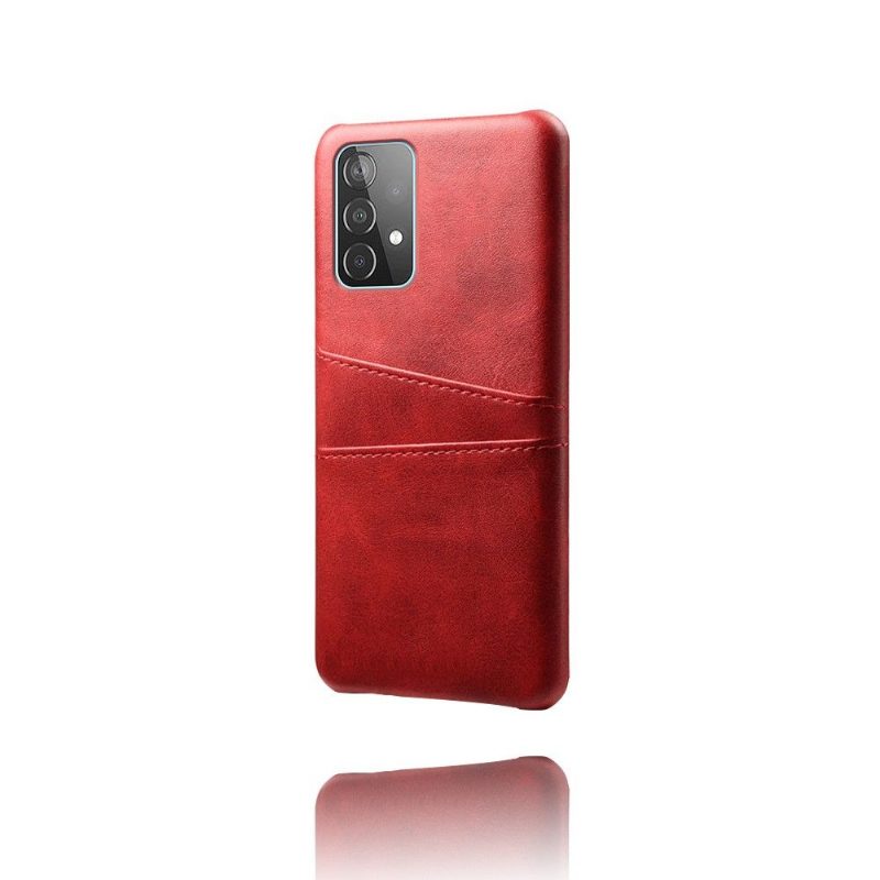 Case Samsung Galaxy A72 4G / A72 5G Murtumaton Puhelinkuoret Melody Leather Effect -korttikotelo