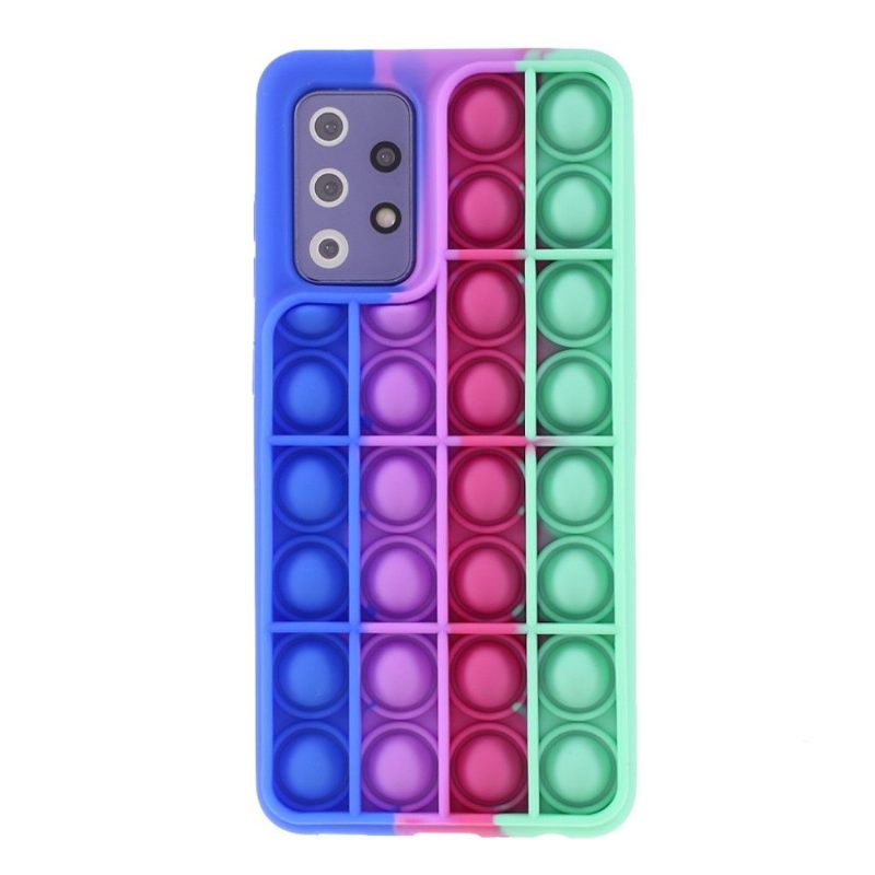 Case Samsung Galaxy A72 4G / A72 5G Murtumaton Puhelinkuoret Pop It Fidget -lelu - Monivärinen