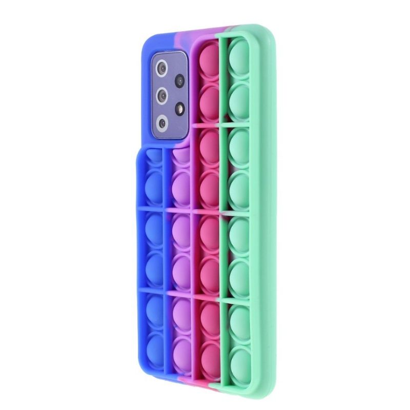 Case Samsung Galaxy A72 4G / A72 5G Murtumaton Puhelinkuoret Pop It Fidget -lelu - Monivärinen