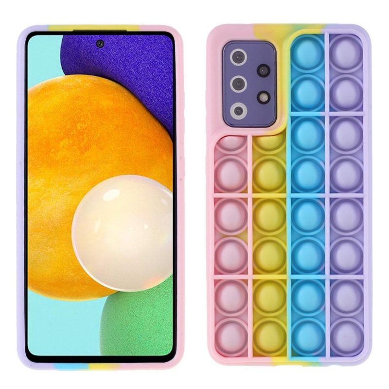 Case Samsung Galaxy A72 4G / A72 5G Murtumaton Puhelinkuoret Pop It Fidget -lelu - Monivärinen