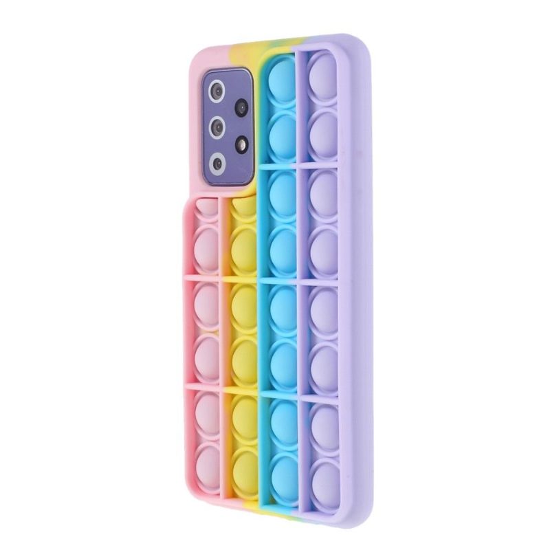 Case Samsung Galaxy A72 4G / A72 5G Murtumaton Puhelinkuoret Pop It Fidget -lelu - Monivärinen