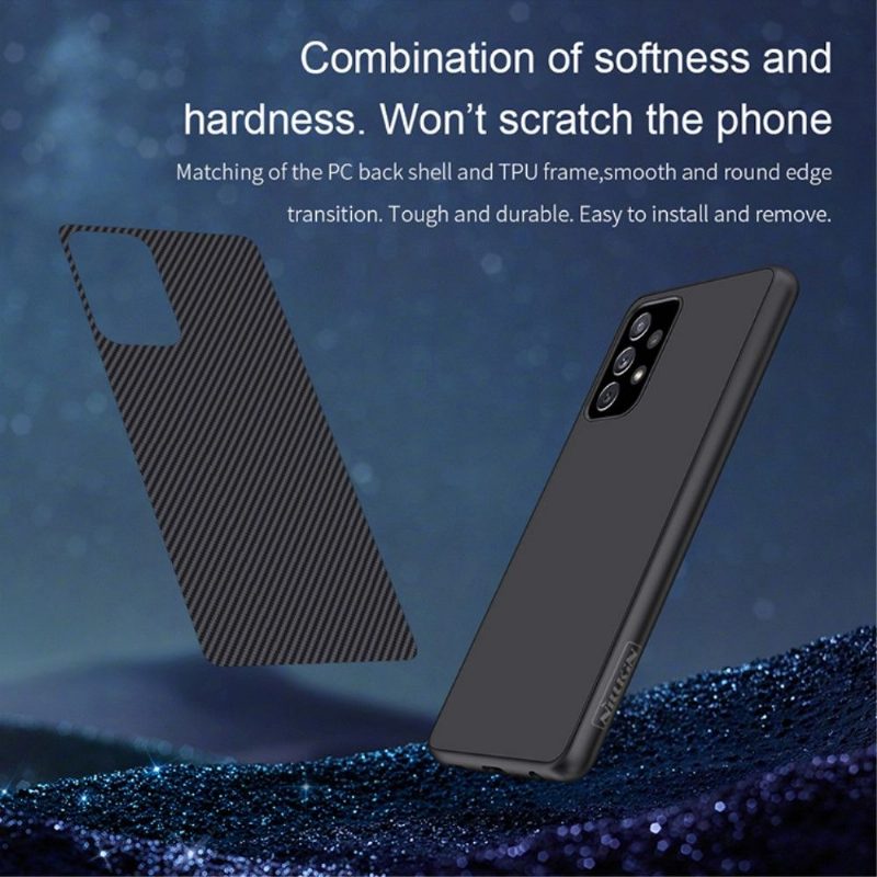 Case Samsung Galaxy A72 4G / A72 5G Synteettinen Kuitu