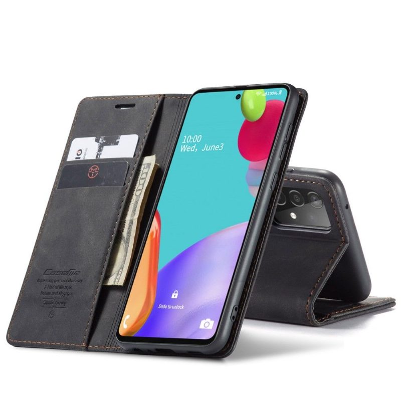 Flip Case Samsung Galaxy A72 4G / A72 5G Hemming Golias Keinonahkaa