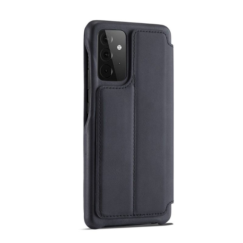 Flip Case Samsung Galaxy A72 4G / A72 5G Hemming Kotelot Flip Lc.imeeke Keinonahka