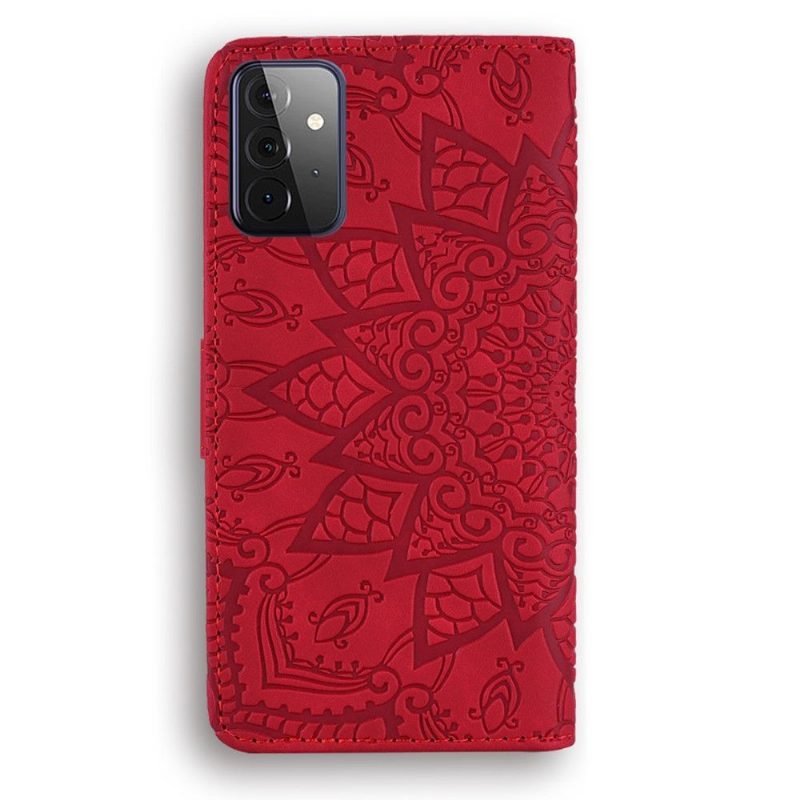 Flip Case Samsung Galaxy A72 4G / A72 5G Hemming Leïla Fleur Oriental