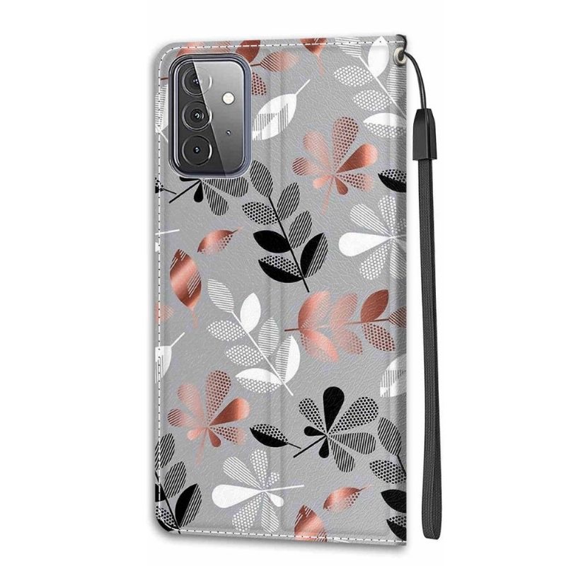 Kotelot Samsung Galaxy A72 4G / A72 5G Illustration Wild Leaves