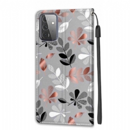 Kotelot Samsung Galaxy A72 4G / A72 5G Illustration Wild Leaves