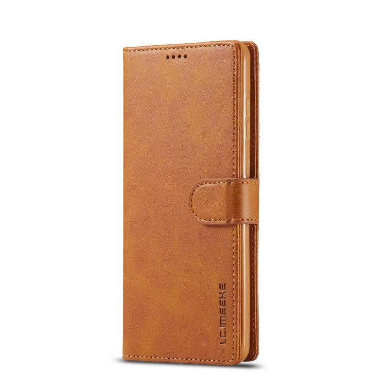 Kuoret Samsung Galaxy A72 4G / A72 5G Alkuperäinen Kotelot Flip Leather Effect Lc.imeeke