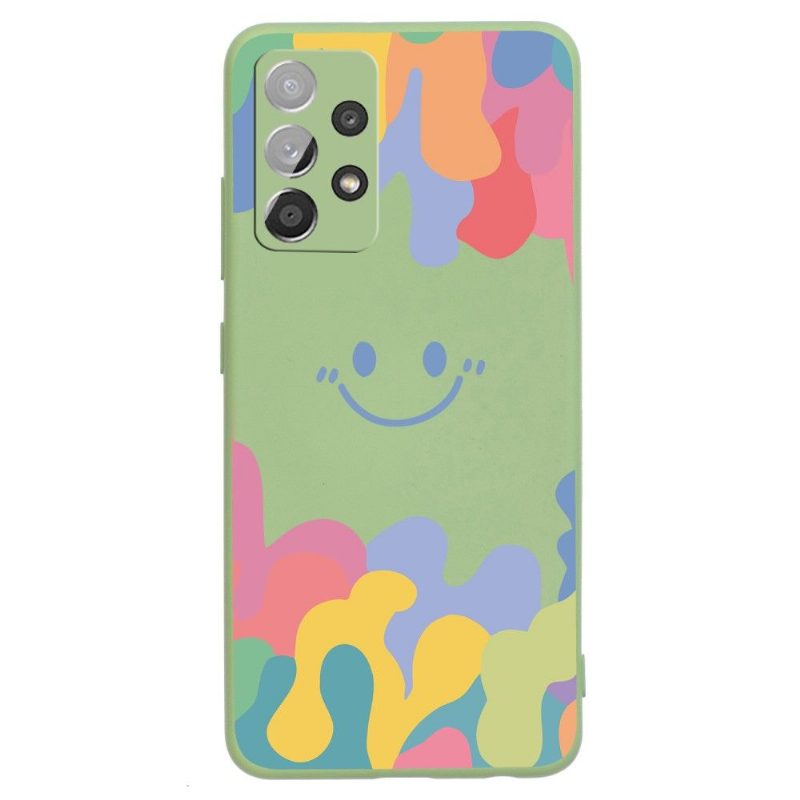 Kuori Samsung Galaxy A72 4G / A72 5G Silicone Smiling Splash