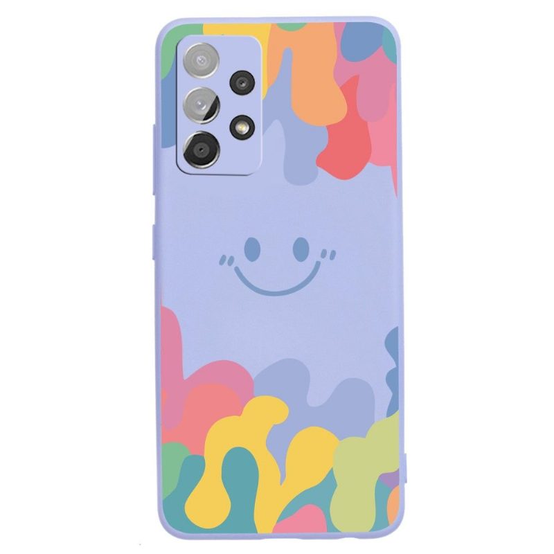 Kuori Samsung Galaxy A72 4G / A72 5G Silicone Smiling Splash