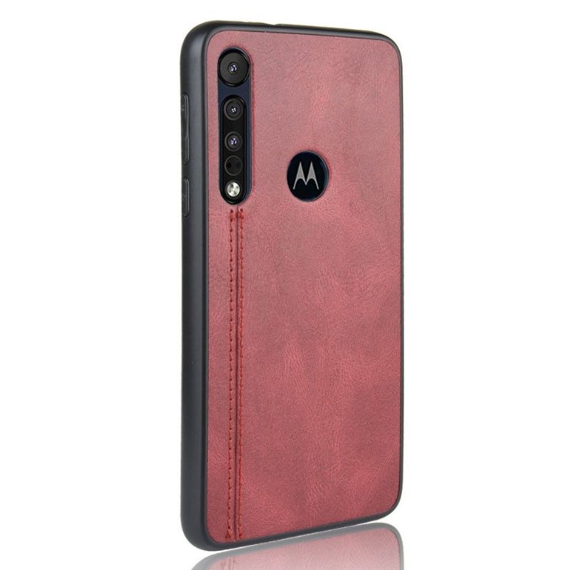 Kuori Motorola Moto G8 Plus Nahkaefekti