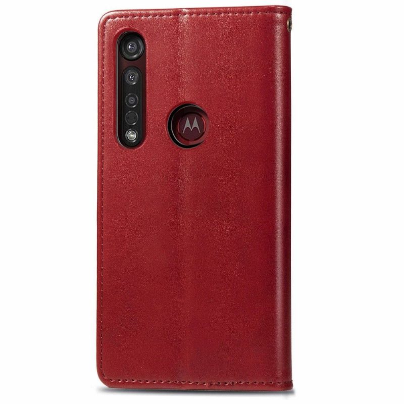 Nahkakotelo Motorola Moto G8 Plus Murtumaton Puhelinkuoret Indila Keinonahkainen Korttikotelo