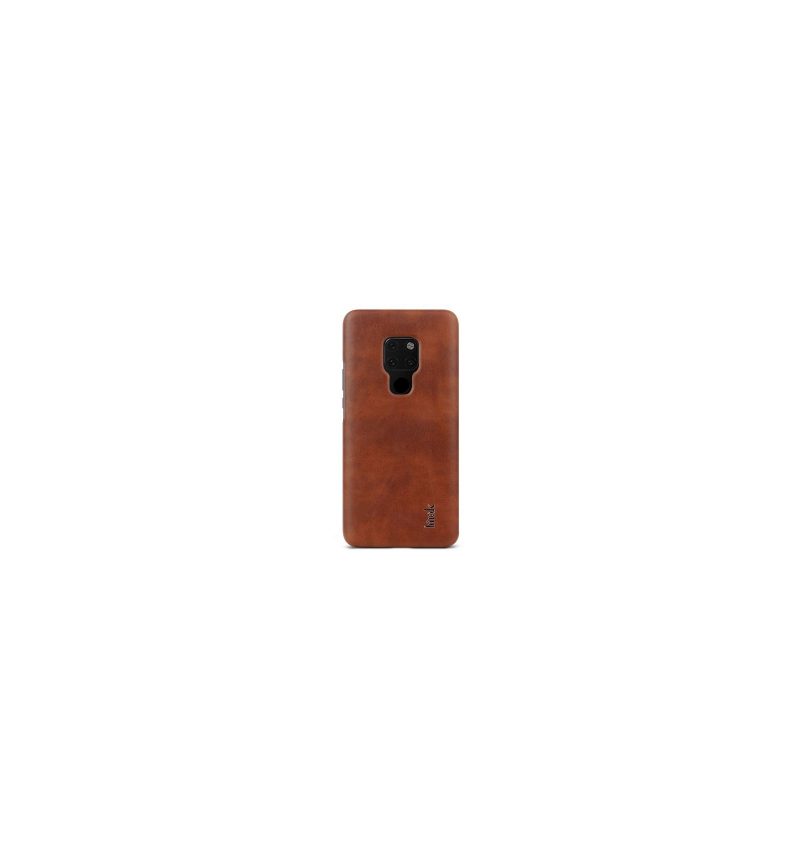 Case Huawei Mate 20 Imak Keinonahka - Ruskea