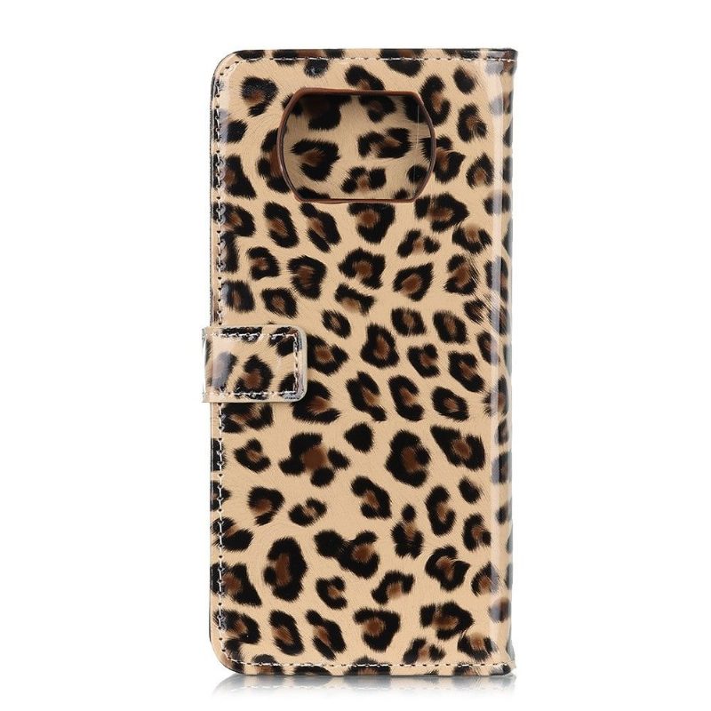 Kotelot Poco X3 / X3 Pro / X3 NFC Faux Leather Leopard Style