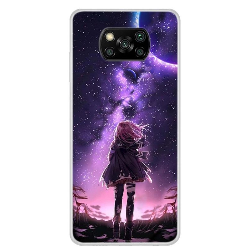 Kuori Poco X3 / X3 Pro / X3 NFC Suojakuori Full Moon Girl -kuva