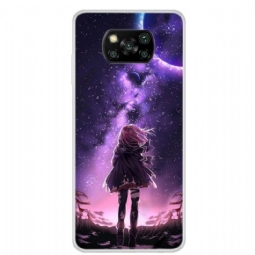 Kuori Poco X3 / X3 Pro / X3 NFC Suojakuori Full Moon Girl -kuva