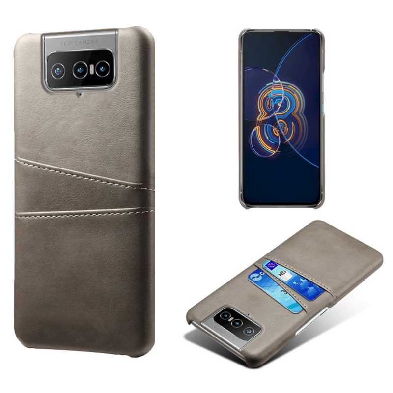 Kuori Asus Zenfone 8 Flip Hemming Kotelot Flip Melody Leather Effect -korttikotelo