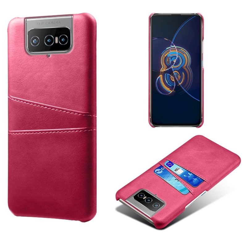 Kuori Asus Zenfone 8 Flip Hemming Kotelot Flip Melody Leather Effect -korttikotelo