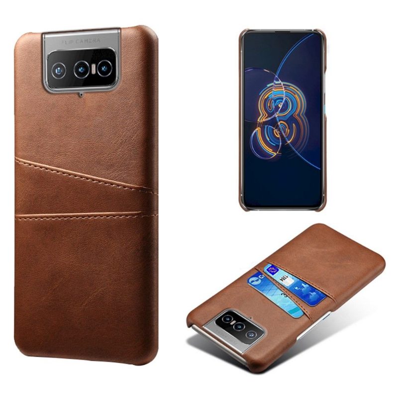 Kuori Asus Zenfone 8 Flip Hemming Kotelot Flip Melody Leather Effect -korttikotelo